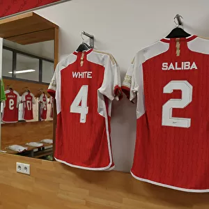 Arsenal FC: Pre-Season Preparation - Arsenal Players Shirts in Nuremberg Changing Room (July 2023)