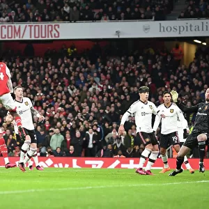 Arsenal's Eddie Nketiah Scores First Goal in Arsenal v Manchester United Clash (2022-23)
