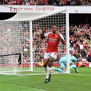 Arsenal's Gabriel Jesus Reacts to Missed Chance Against Tottenham in 2023-24 Premier League