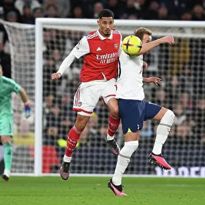 Saliba vs Kane: Intense Battle in the Premier League Clash between Tottenham and Arsenal
