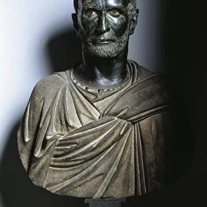 Bronze bust portraying Lucius Junius Brutus, known as Capitoline Brutus