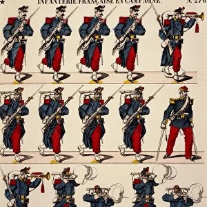Franco-Prussian War, French infantry uniforms