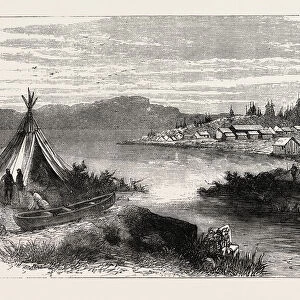 The Red River Expedition: View from Volunteer Camp, Thunder Bay, 1870, Canada