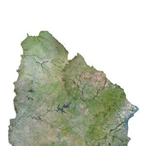 Uruguay, Satellite Image