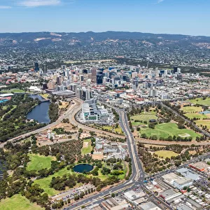 Aerial view of Adelaide, South Australia