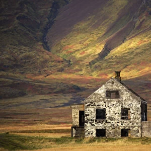 Abandoned house in rural Iceland, Snaefellsness Peninsula