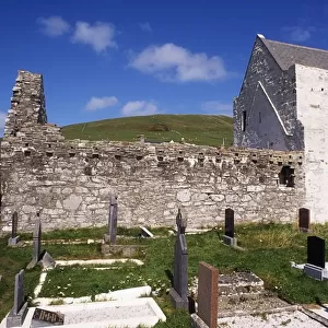 Abbey, Clare Island, Co Mayo, Ireland
