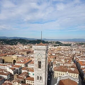 Campanile di Giotto and Rooftop of Duomo, Florence, Italy