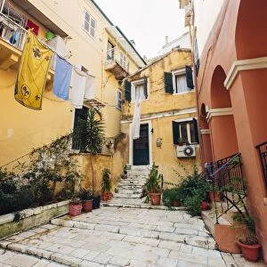 Corfu town on Corfu island, Greece
