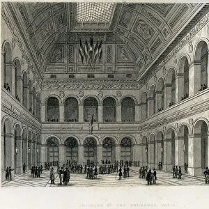 Interior of the Exchange, Paris