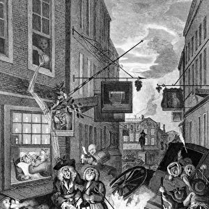 Night, Times of the Day, by William Hogarth