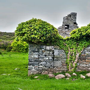 Ruined house at Doolin County Clare Ireland