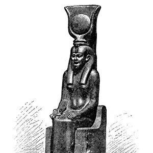 Sculpture of the goddess Isis