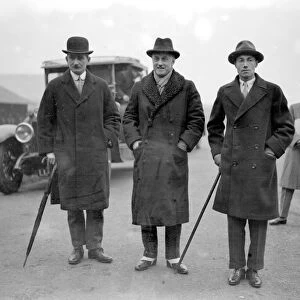 Air chiefs at Cardington Aerodrome. Air Marshal Sir John Salmond, Sir Samuel Hoare