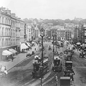 The burned city of Cork. Patrick Street, Cork. 14 December 1920