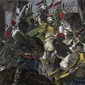 On 29th May 1453, storming of Constantinople by Muhammad II
