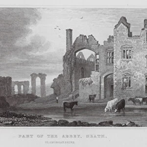 Part of the Abbey, Neath, Glamorganshire (engraving)