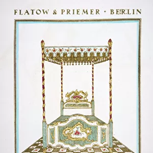 Advertisement for "Flatow & Priemer", from Styl, pub. 1922 (pochoir print)