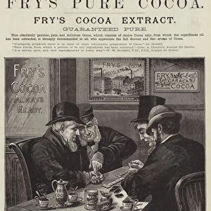 Advertisement, Frys Cocoa (engraving)