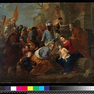 Adoration of the Kings, before 1667 (oil on copper)