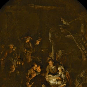 The Adoration of the Shepherds, 1646 (oil on canvas)