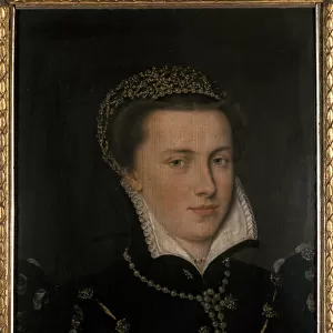 Agnes, Countess of Mansfeld (oil on wood)