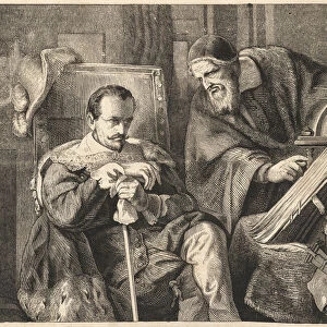 Albrecht von Wallenstein (Waldstein) (1583-1634) with the astrologer Giovanni Battista