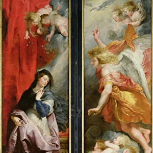 The Annunciation, from the reverse of the Triptych of the Martyrdom of St. Stephen, c