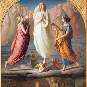 The Assumption of the Virgin, 1844 (oil on canvas)