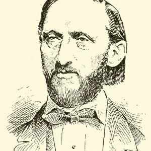 August Conradi, 1821-1873 (engraving)