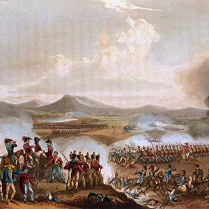 Battle of Talavera, 28th July 1809, from The Martial Achievements of Great Britain