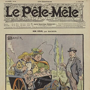 Bon coeur. Illustration for Le Pele-Mele, 1906 (colour litho)