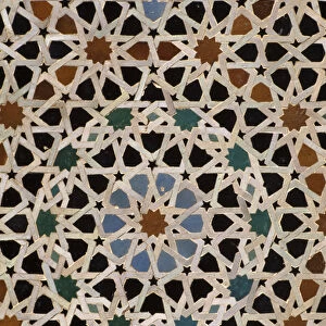 Bou Inania Madrasa, zellij tilework (ceramic)