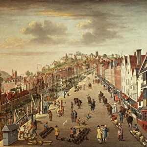 Broad Quay, Bristol, c. 1760 (oil on canvas)