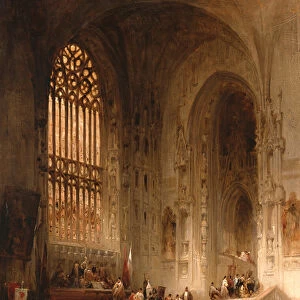 Burgos Cathedral, 1838 (oil on panel)