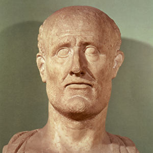 Bust of Alcibiades (c. 450-04 BC) (marble)