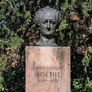Bust of Johann Wolfgang Goethe, sculpted by David D'Angers in 1829
