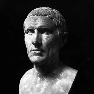 Bust of Marcus Claudius Marcellus (c. 268-208BC) (marble)