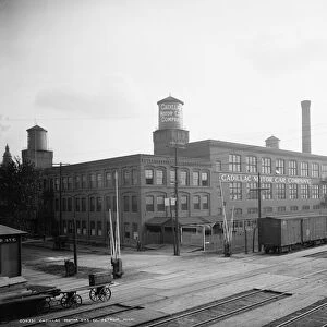 Cadillac Motor Car Company, Detroit, 1900-10 (b / w photo)