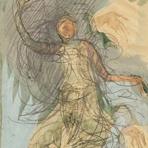 Cambodian Dancer (w / c on paper)