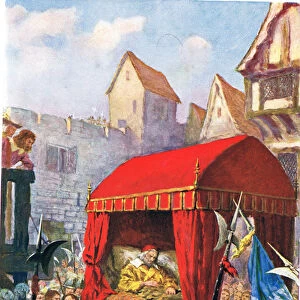 Cardinal Richelieus Arrival at Lyons, illustration from Hutchinson
