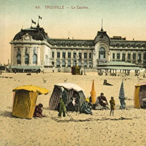 The Casino, Trouville (colour photo)