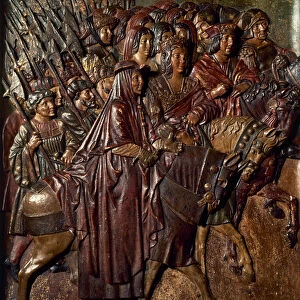 The Catholic Kings receiving the Keys of Granada (wood)
