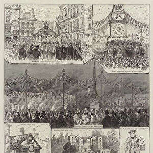 Celebration of the Thousandth Anniversary of the Foundation of Ripon, Yorkshire (engraving)