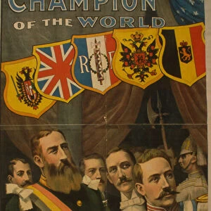 Champion of the World (colour litho)