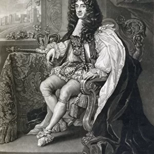 Charles II (1630-85), engraved by Charles Turner (1773-1857) (engraving)