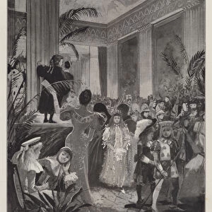 The Childrens Fancy-Dress Ball at the Mansion House (litho)