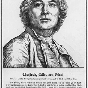 Christoph, Ritter von Cluck (engraving)