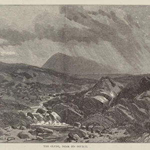 The Clyde, near its Source (engraving)