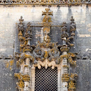 The Convent of Christ. Manueline Chapterhouse window, by Diogo de Arruda